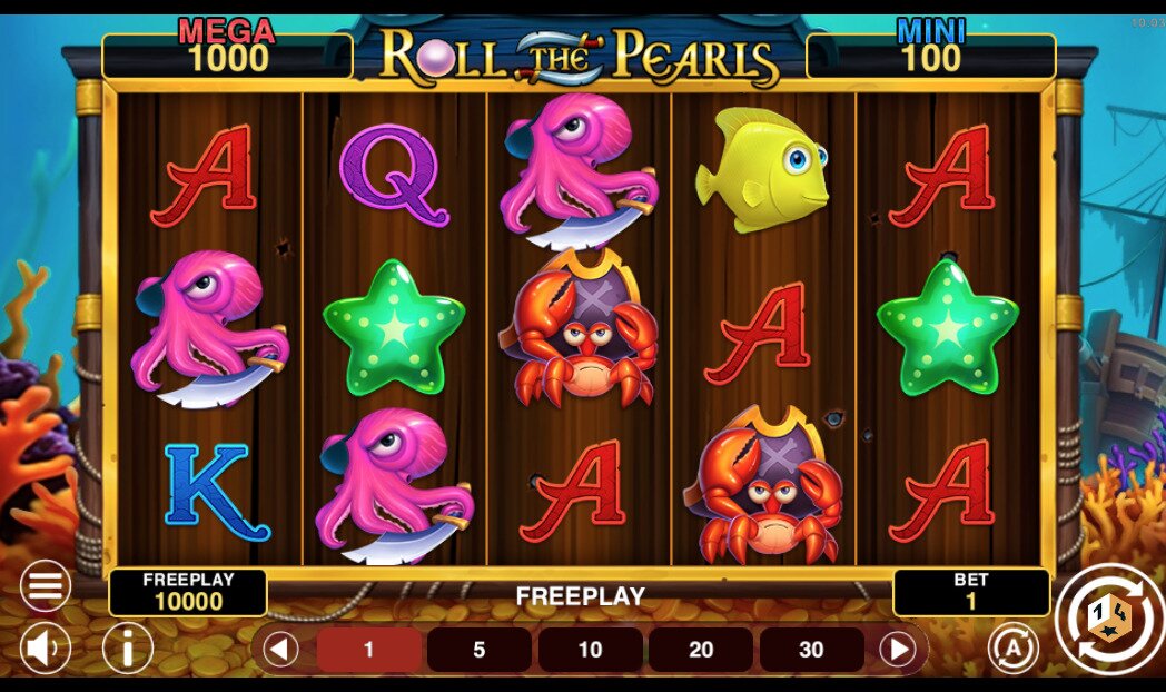 Roll the Pearls Hold and Win Gameplay